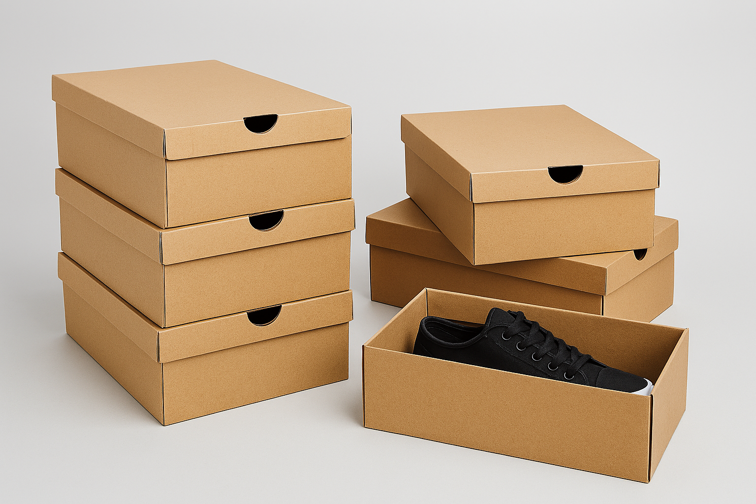 Kraft Shoe Boxes - Image 1